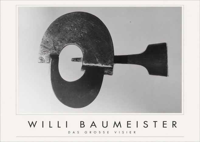 Willi Baumeister Das Grosse Visier No3 - Plakát