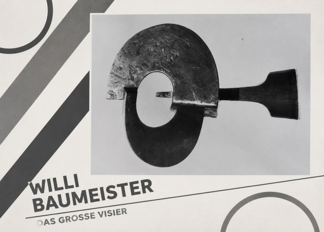 Willi Baumeister Das Grosse Visier No4 - Plakát